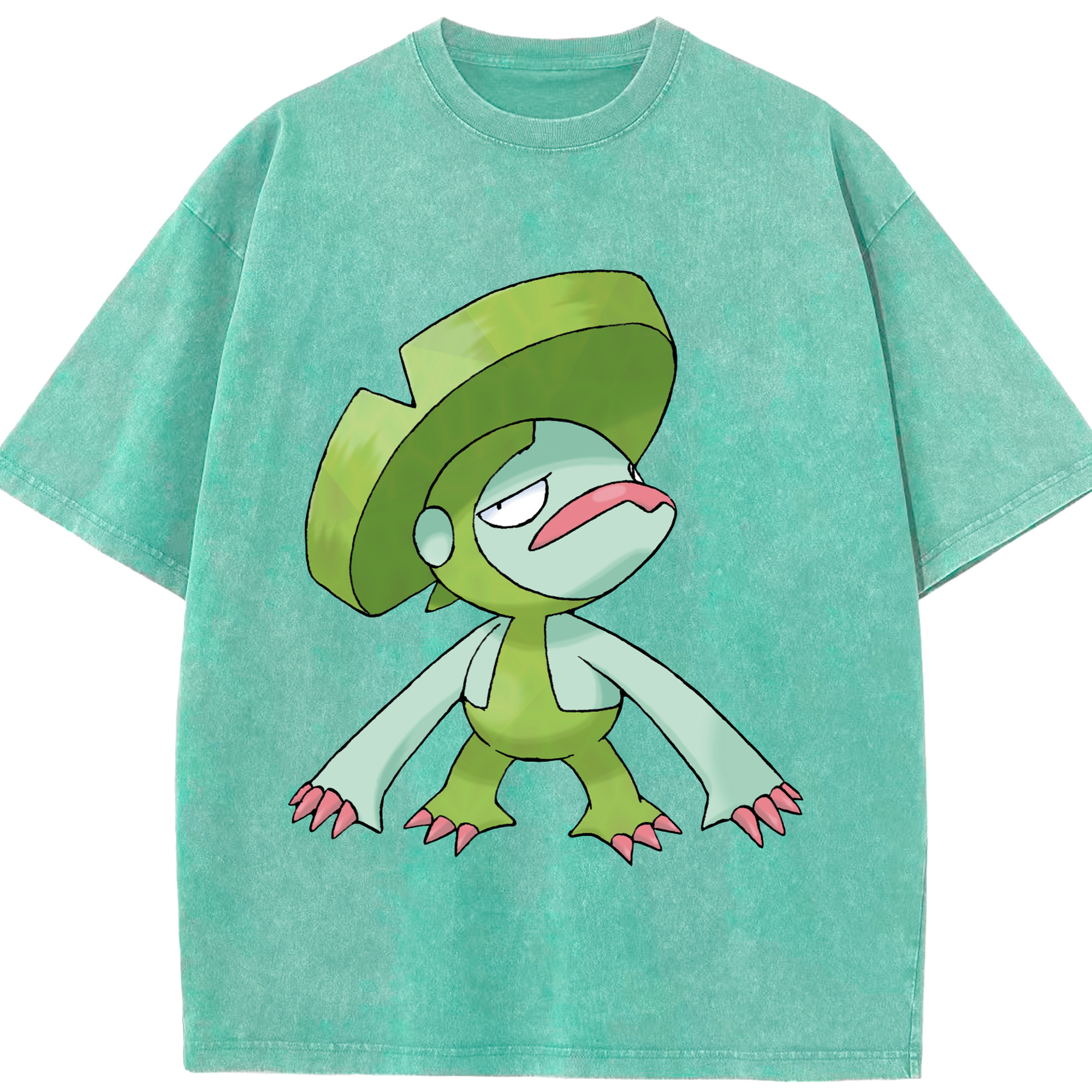 （画像用） ポケットモンスター Pokémon 綿100% ヴィンテージ風 半袖Tシャツ（フロントプリント）